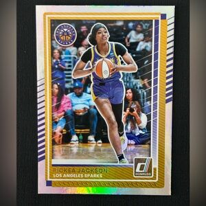 2025 Panini Donruss WNBA Rickea Jackson #49 Holo Silver Foil Trading Card